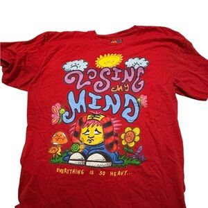 Teen hearts Red Kids Tee with Colorful Graphic